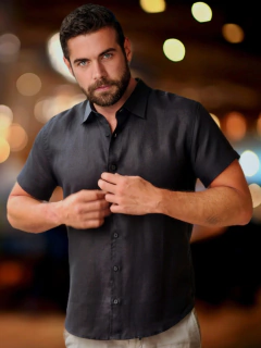 Camisa Black 100% Linho