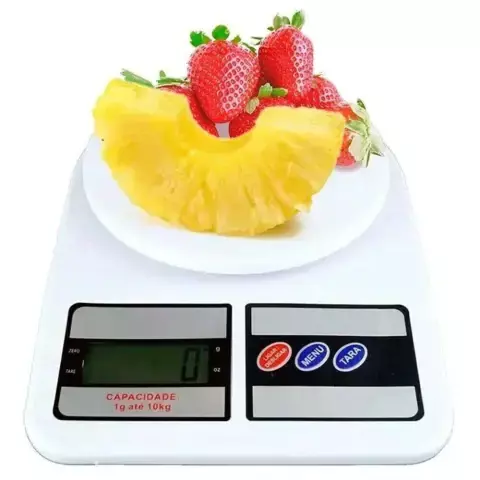 Balança Digital de Cozinha Precisão Cozinha 10kg Nutrição E Dieta, Até 10 kg, Escala 1 grama