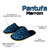 Pantufa Masculina Macia Estampada Azul 40/41 - loja online