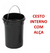 Cesto De Lixo 5lts 100% Inox C/ Pedal Banheiro E Cozinha - Bem Barato Brasil