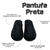 Imagem do Pantufa Masculina Lisa Preta 42/43