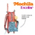 Mochila de Rodinha Infantil - Girafa - Bem Barato Brasil