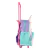 Mochila Infantil Com Rodinhas Unicornio - Roxo na internet