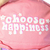 Bolsa Mochila Feminina Escolar Choose Happiness - Sortida - Bem Barato Brasil