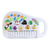 Pianinho Teclado Musical Infantil Som Luz Fazendinha Animais - comprar online