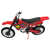 Moto de Motocross de Brinquedo com Apoio - Vermelho - Bem Barato Brasil