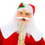 Papai Noel Musical com Saxofone Bivolt 1,80m Luxo - Bem Barato Brasil