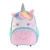 Mochila Infantil Com Rodinhas Unicornio - Roxo - comprar online