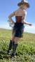 Corselet em couro PU - comprar online