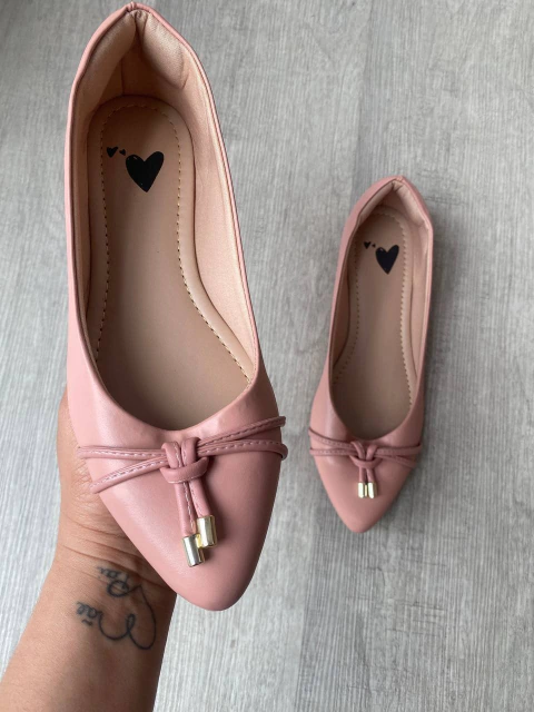 Sapatilha Marcela Rosa pétala