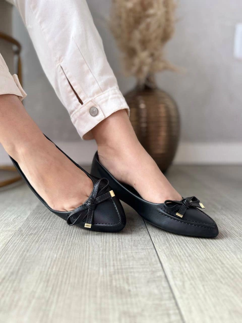 Mocassim feminino Marcela preta