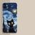 Funda con Diseño Estrellado y un Gato para iPhone 11