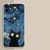 Funda con Diseño Estrellado y un Gato para iPhone 11 - comprar en línea