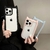 Funda de silicona con orejas de gato para iPhone 11