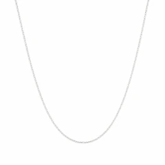 Corrente Prata 925 Cardano Fina 1mm