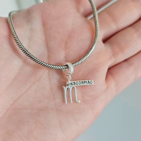 Berloque Prata 925 Signo de Escorpião - comprar online