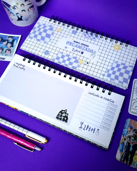 Planejador de Mesa - Borahae