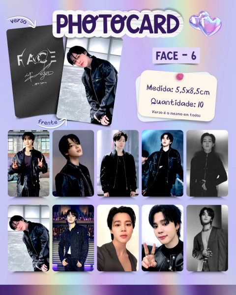 Photocard - BTS - Jimin - FACE 6 - comprar online