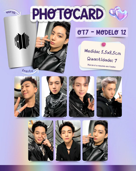 Photocard - BTS - MODELO 12 - comprar online