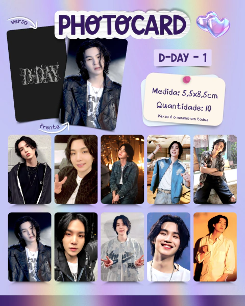 Photocard - BTS - SUGA - D-DAY 1 - comprar online
