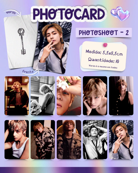 Photocard - BTS - V - PHOTOSHOOT - 2 - comprar online