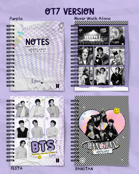 Caderno BTS - OT7 Version - comprar online