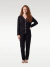 Pijama Fem. Longo Americano Suede sem Gola