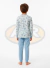 Pijama Infantil Menino Foguete Tubarão Suede - Adriana Rufato Confecçoes