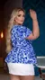 Blusinha Plus Size Serena azul na internet
