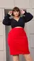 Saia Plus Size Lápis Secretária - loja online