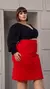 Saia Plus Size Lápis Secretária - ESTILO POPULAR