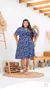 Vestido Plus Size Elisa Azul