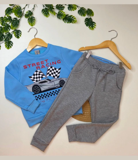 CONJUNTO TAM 4 MOLETON MENINO 5204