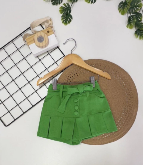 SHORTS SAIA LINHO MENINA 30007