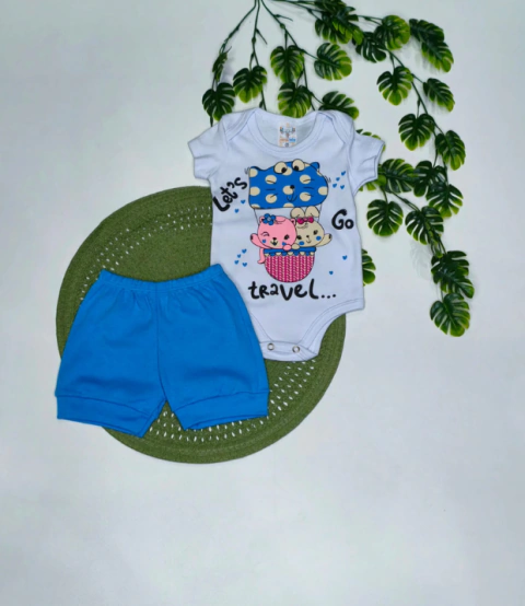 CONJUNTO BODY BEBÊ MENINA