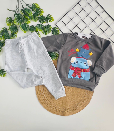 CONJUNTO TAM 1 MOLETON MENINO 5204 - comprar online