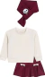 CONJUNTO BLUSÃO EM MOLECOTTON / SAIA EM MALHA TRICOT 8417 na internet