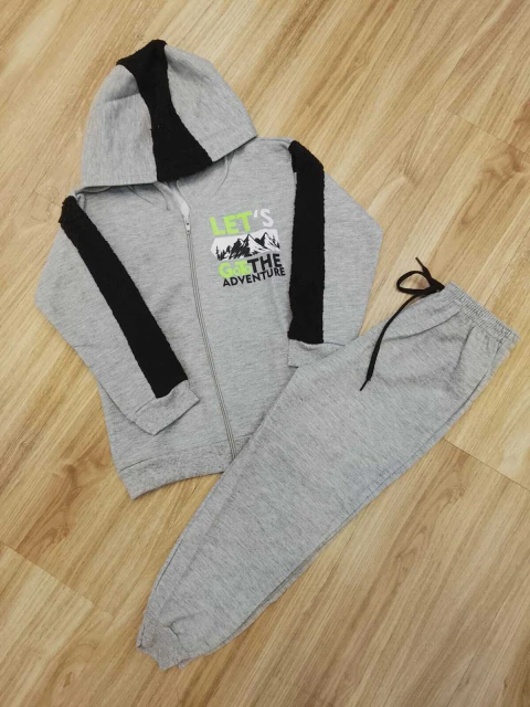 CONJUNTO MOLETON C/ SILK E PELO CARN. E CALCA na internet