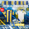 PROMO 2X1 EN ROSARIO CENTRAL: LA CAMISETA TITULAR 2025 + LA CAMISETA SUPLENTE 2025 - comprar online