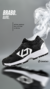 TARTANERA BRABO ELITE BLACK/WHITE (BOTITA)