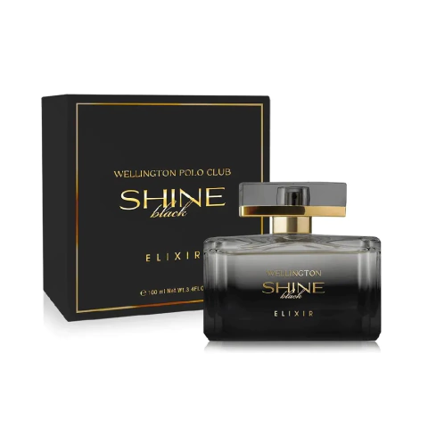Wellington Polo Club Shine Black Elixir Eau De Parfum 100 ml Mary Sant Perfumeria