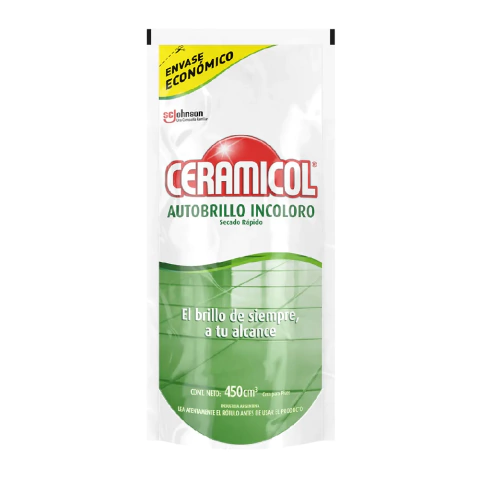 Ceramicol Autobrillo Incoloro Sachet Respuesto 450 cc Mary Sant Perfumeria
