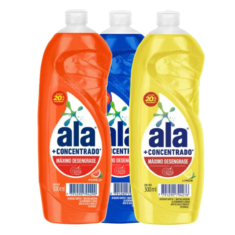 Ala Detergente Lavavajilla Botella 300 ml Mary Sant Perfumeria