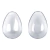 ovo de plástico transparente 8cm - comprar online