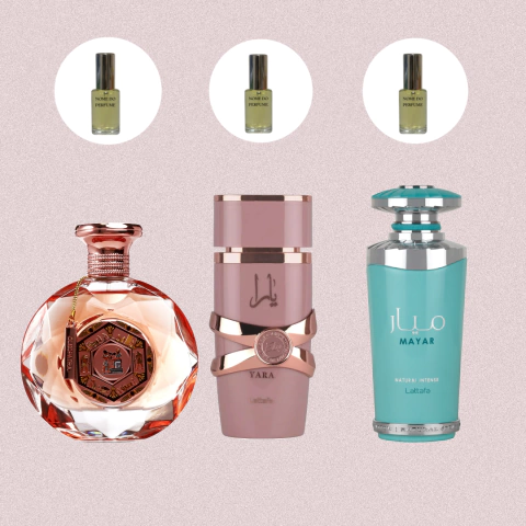 Combo Decant Cleopatra + Yara Elixir + Mayar Natural Intense - comprar online