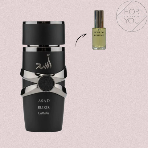 Decant NOVO Asad Elixir Eau de Parfum Lattafa - comprar online