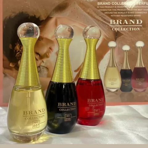 Kit Perfumes Brand Collection 3 Unidades inspiração Jadore