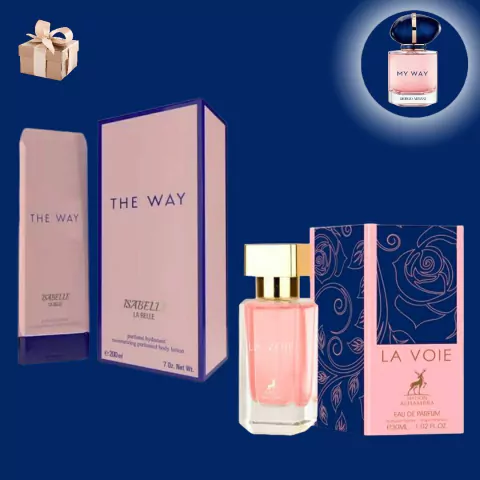 Kit Hidratante + Perfume Inspiração My Way