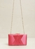 Bolsa Clutch Trançada Pink