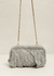 Bolsa Clutch Cravejada com Strass Prata na internet